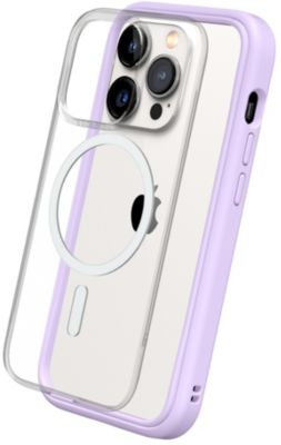Coque bumper RHINOSHIELD iPhone 14 Pro Mod NX Violet MagSafe