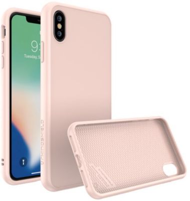 Coque RHINOSHIELD iPhone Xs Max SolidSuit rose Coque RHINOSHIELD iPhone Xs Max SolidSuit rose