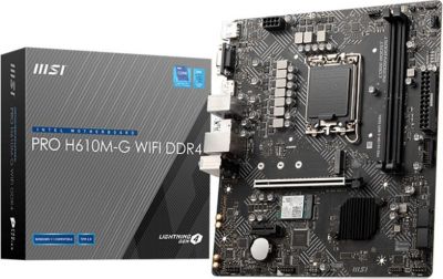 Carte mère MSI MSI PRO H610M-G WIFI DDR4