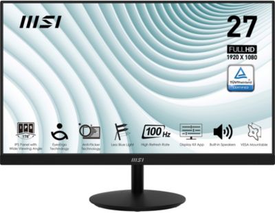 Ecran PC MSI PRO MP271A 27'' IPS