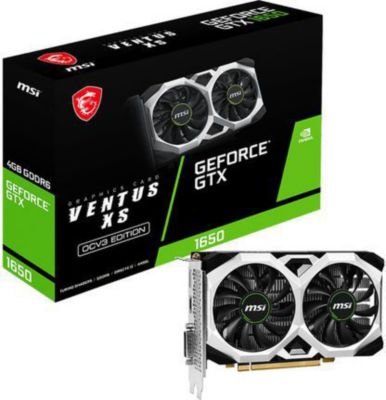 Carte graphique MSI VENTUS GeForce GTX 1650