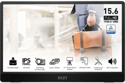 Ecran PC MSI PRO MP161 E2 Plat 15..6'' IPS