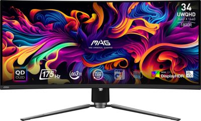 Ecran PC Gamer Msi Mpg Incurvé 34Inch OLED