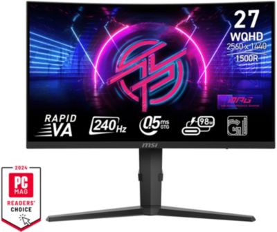 Ecran PC Gamer MSI MPG 275CQRXF Incurvé 27'' Rapid VA