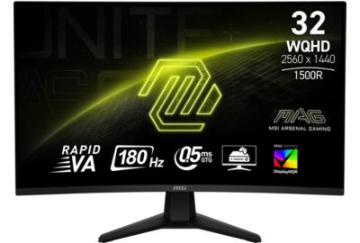 Ecran PC Gamer MSI MAG 32CQ6F Incurvé 32