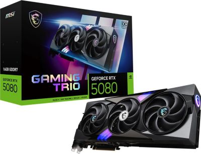 Carte graphique MSI GeForce RTX 5080 16G GAMING TRIO OC