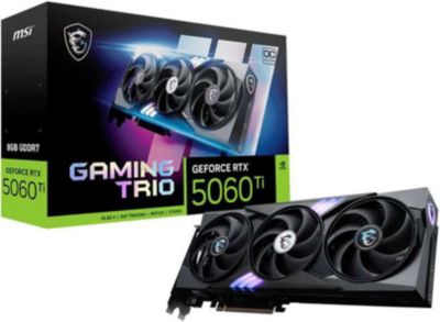 Carte graphique MSI MSI GeForce RTX 5060 Ti 8G GAMING TRIO O