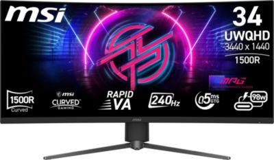 Ecran PC Gamer MSI MSI 34" LED - MPG 346CQRF X24
