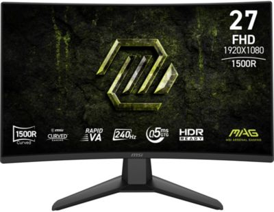 Ecran PC Gamer MSI MAG 274CF X24 27'' Rapid VA