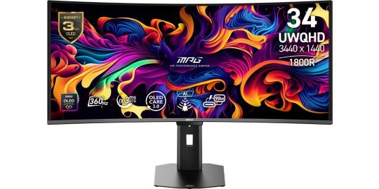 Ecran PC Gamer MSI MPG 341CQR QD-OLED 34