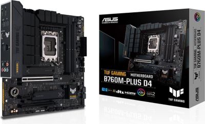 Carte mère ASUS TUF GAMING B760M-PLUS D4 Carte mère ASUS TUF GAMING B760M-PLUS D4