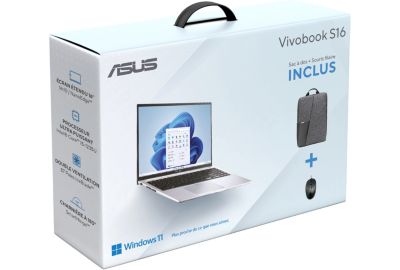 Ordinateur portable ASUS Pack Vivobook S1605ZA sac à dos + souris