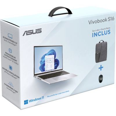 Location Ordinateur portable ASUS Pack Vivobook S1605ZA sac à dos + souris