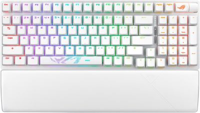 Clavier gamer sans fil ASUS ROG Strix Scope II 96 Wireless Blanc