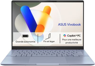 Ordinateur portable ASUS Vivobook S14 14" OLED AMD Ryzen AI 5 340 16 Go RAM SSD 512 Go Reconditionné