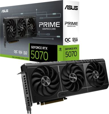 Carte graphique ASUS ASUS PRIME GeForce RTX 5070 12GB GDDR7 O