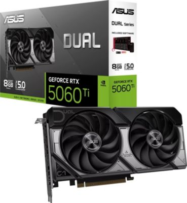 Carte graphique ASUS ASUS Dual GeForce RTX 5060 Ti 8GB
