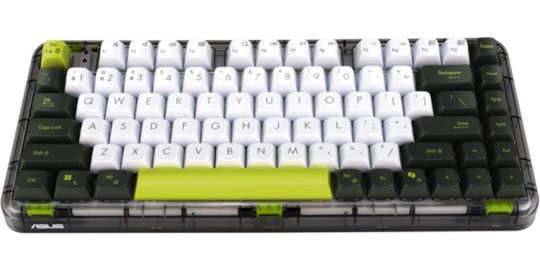 Clavier sans fil ASUS Jelly75 KD201 Vert Electrique