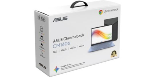 Chromebook ASUS Pack CM1406-METAL BLEU