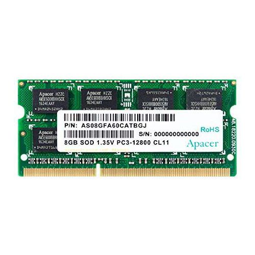 Mémoire PC APACER Barrette mémoire RAM SODIMM DDR3 8Go PC1