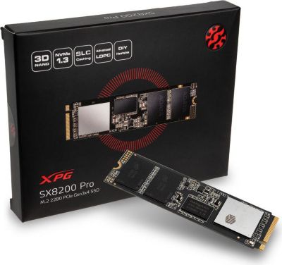 Disque dur SSD interne A-DATA ADATA XPG SX8200 Pro Series NVMe SSD, PC Disque dur SSD interne A-DATA ADATA XPG SX8200 Pro Series NVMe SSD, PC