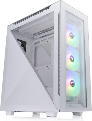 Boitier PC THERMALTAKE Divider 500 TG Snow ARGB White
