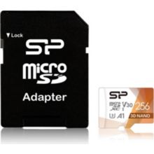 Carte Micro SD SILICON POWER Carte mémoire Micro SDXC 256Go V30 A1 S