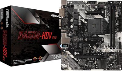 Carte mère ASROCK B450M-HDV R4.0