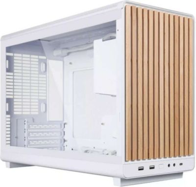 Boitier PC LIAN LI Lian Li A3-mATX Glass (Blanc/Bois clair)