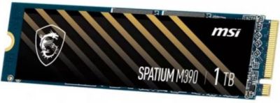 Disque dur SSD interne MSI SSD SPATIUM M390 NVMe M.2 Gen3 1TB