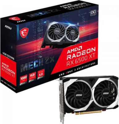Carte graphique MSI RADEON RX 6500 XT MECH 2X 4G OC