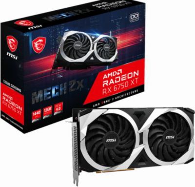 Carte graphique MSI RX6750 XT MECH 2X 12G OC Carte graphique MSI RX6750 XT MECH 2X 12G OC