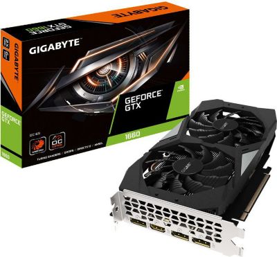 Carte graphique GIGABYTE Gigabyte GeForce GTX 1660 OC 6G, 6144 MB
