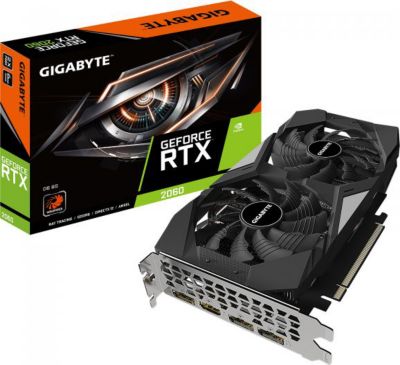 Carte graphique GIGABYTE RTX 2060 D6 6GD 2.0 Carte graphique GIGABYTE RTX 2060 D6 6GD 2.0