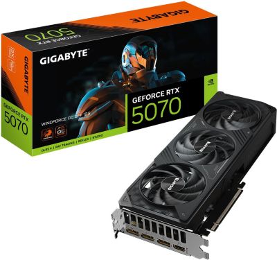 Carte graphique GIGABYTE Gigabyte GeForce RTX 5070 WINDFORCE OC S