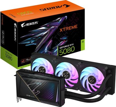 Carte graphique GIGABYTE AORUS GeForce RTX 5080 XTREME WATERFORCE