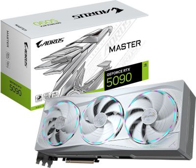 Carte graphique GIGABYTE AORUS GeForce RTX 5090 MASTER ICE 32G