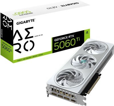 Carte graphique GIGABYTE Gigabyte GeForce RTX 5060 Ti AERO OC 8G