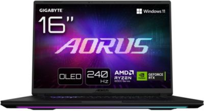 PC Gamer GIGABYTE Aorus Master 16" AMD Ryzen 9 8940HX Nvidia GeForce RTX 5070 Ti 32 Go RAM DDR5 SSD 1 To