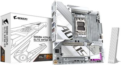 Carte mère GIGABYTE Gigabyte B850M AORUS ELITE WIFI6E ICE
