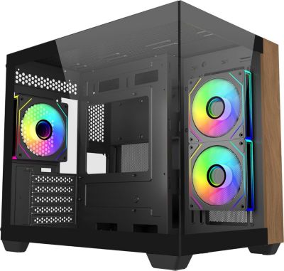 Boitier PC COOLER MASTER CoolerMaster Elite 481 Wood - mATX