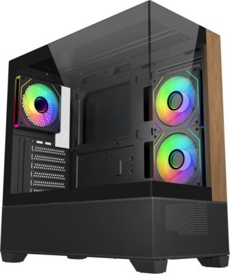 Boitier PC COOLER MASTER Cooler Master Elite 690 Wood (Noir)