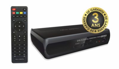 Récepteur Décodeur TNT HD Double Tuner CGV Etimo 2T-c + Câble HDMI 4K