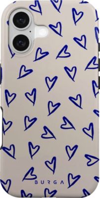 Coque BURGA iPhone 17 MagSafe Tough Motif Cœurs