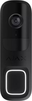 Sonnette connectée AJAX SYSTEMS Sonnette visiophone Doorbell noir