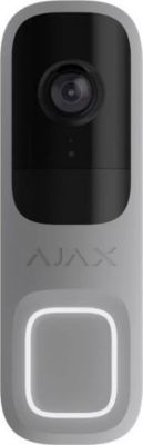 Sonnette connectée AJAX SYSTEMS Sonnette visiophone Doorbell gris