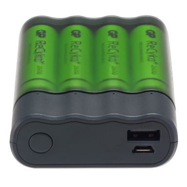 Chargeur GP Pilles AA / AAA + Appareils en USB