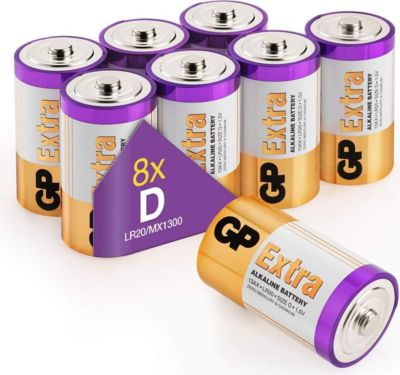 Pile GP Piles D Alcalines Lot de 8 - GP Extra