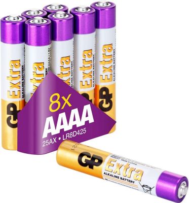 Pile GP Piles AAAA Alcalines Lot de 8 GP Extra