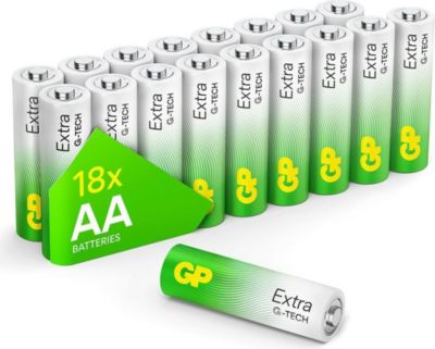 Pile GP Piles AA Alcalines Lot de 20 - GP Extra